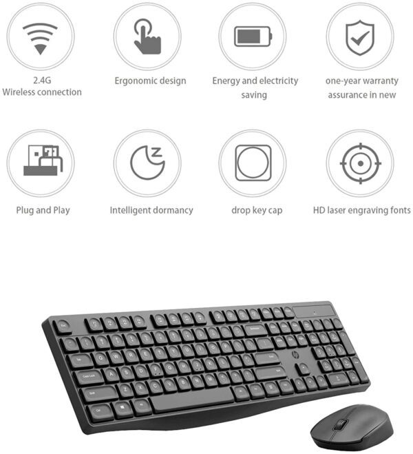 HP CS10 Wireless Keyboard & Mouse Combo - Image 3