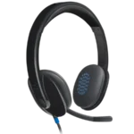 Logitech H540 USB Computer Headset with Noise-Cancelling Mic