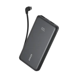 Anker Zolo Power Bank(10,000 mAh, Built-in USB-C Cable)